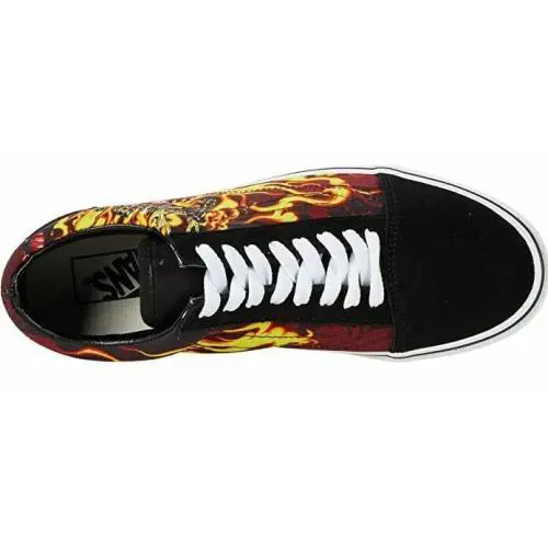 Vans shoes - BLACK FLAME SKULLS - VN0A3WKT44I 6