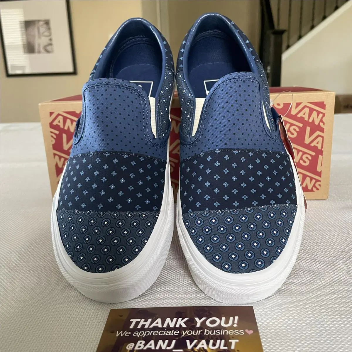 Vans shoes - Vans Tie Print Patch - Tie Print Patch - Blue 1