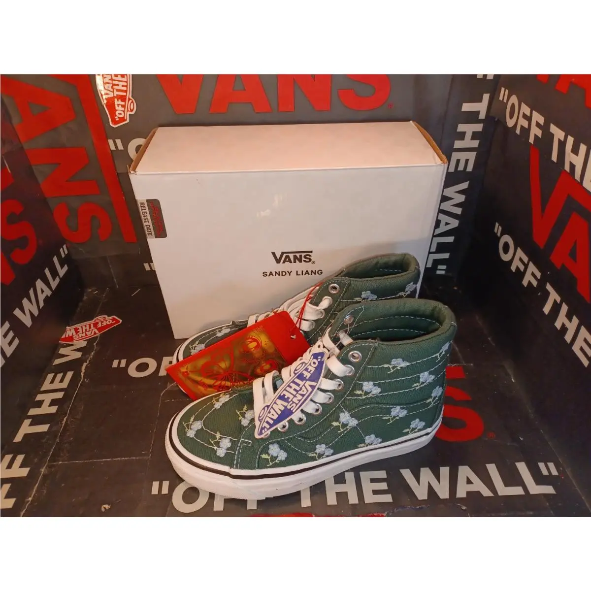 Vans shoes - VANS Sk8-Hi - VN0A5KRIYRN - Green 10