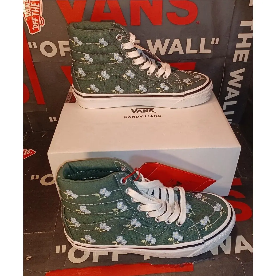 Vans shoes - VANS Sk8-Hi - VN0A5KRIYRN - Green 11