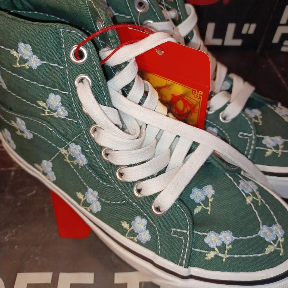 Vans shoes - VANS Sk8-Hi - VN0A5KRIYRN - Green 5