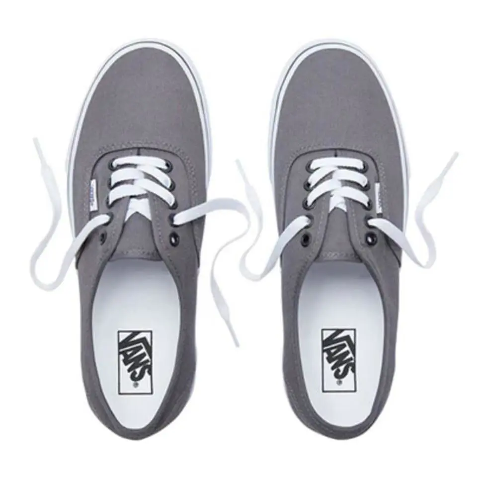 Vans shoes - VANS Authentic - Authentic - Grey Pewter/Black - u30 - VN000JRAPBQ 3