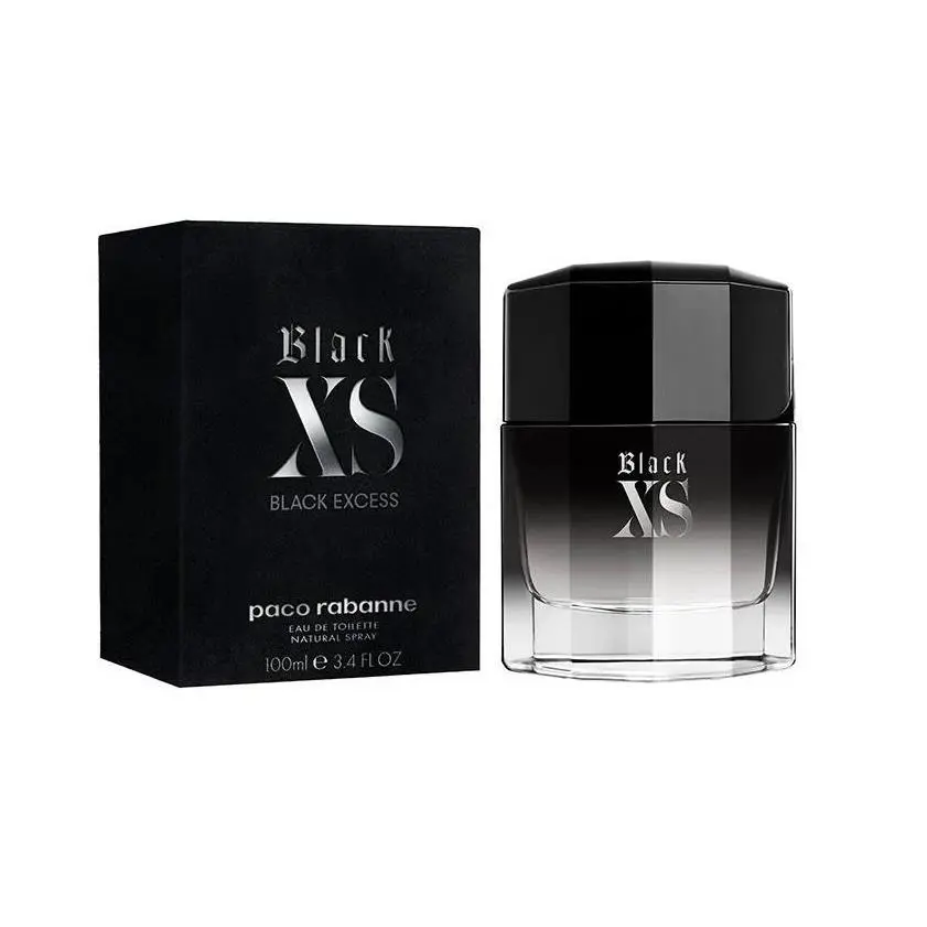 Black XS by Paco Rabanne 3.4 oz Edt Spray Mens Cologne 100 ml