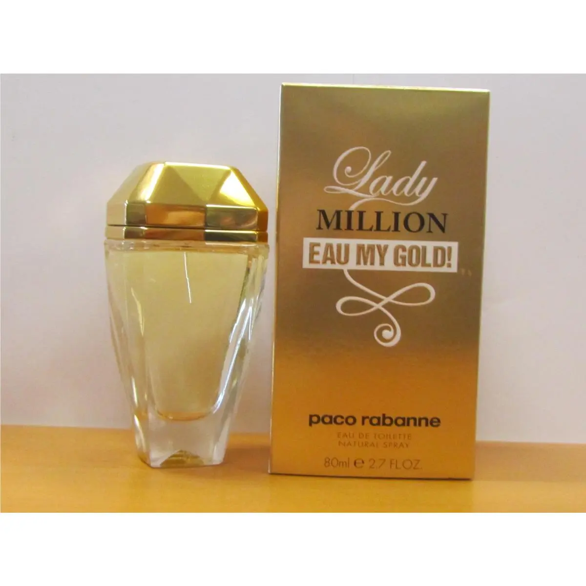 Paco Rabanne Lady Million Eau My Gold Women 2.7oz/80 ml Eau de Toilette Spray