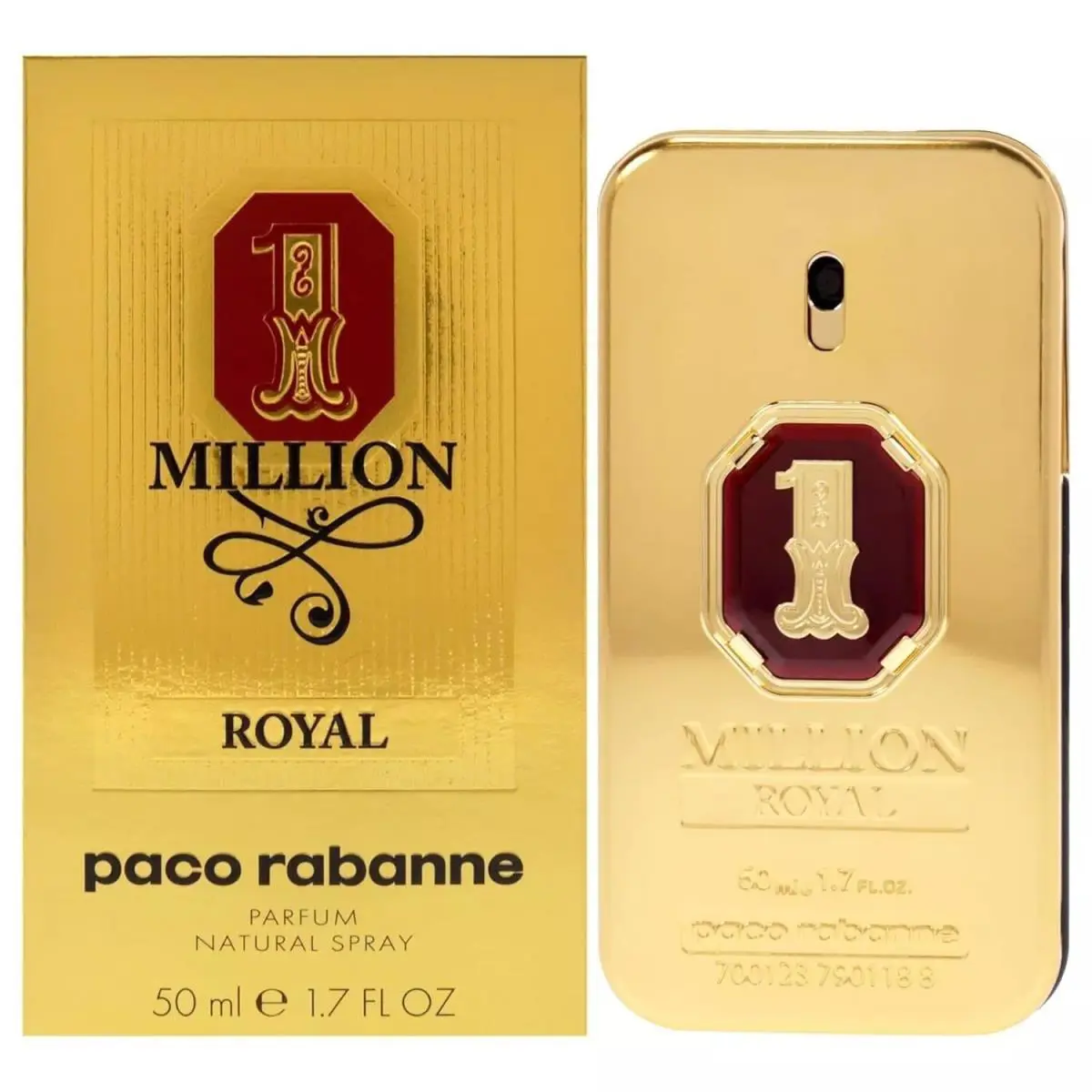 Paco Rabanne Men`s 1 Million Royal Parfum Spray 1.7 oz Fragrances 3349668617043