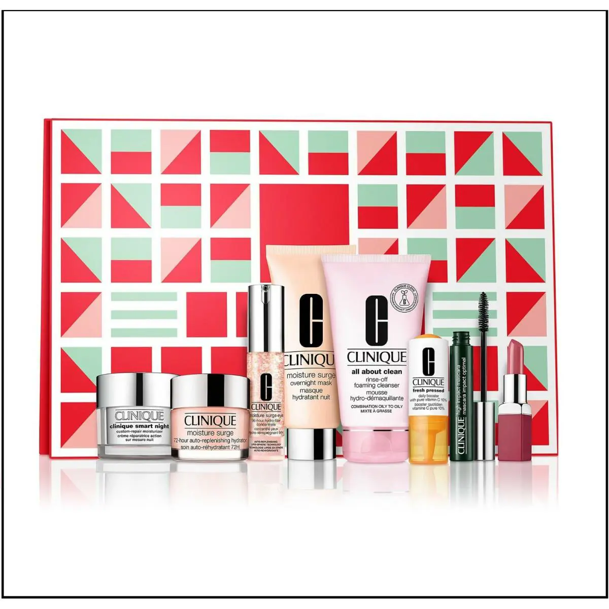 Clinique Festive Favorites Blockbuster 8pc Holiday Gift Set Smart Night