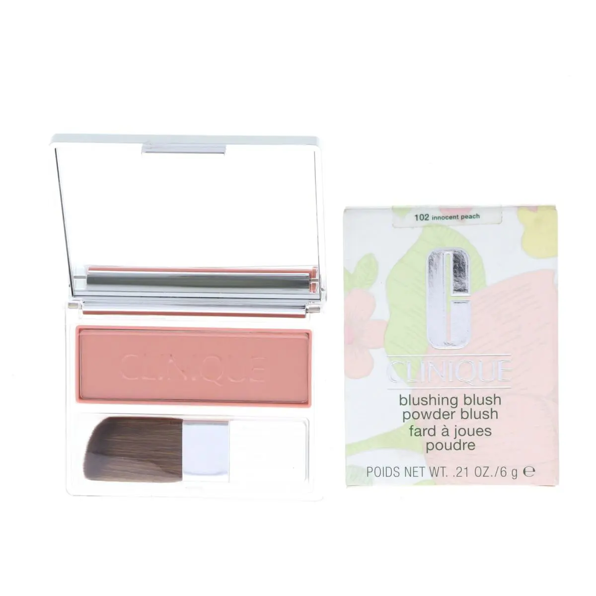 Clinique Blushing Blush Powder Blush 102 Innocent Peach 0.21 oz 2 Pack
