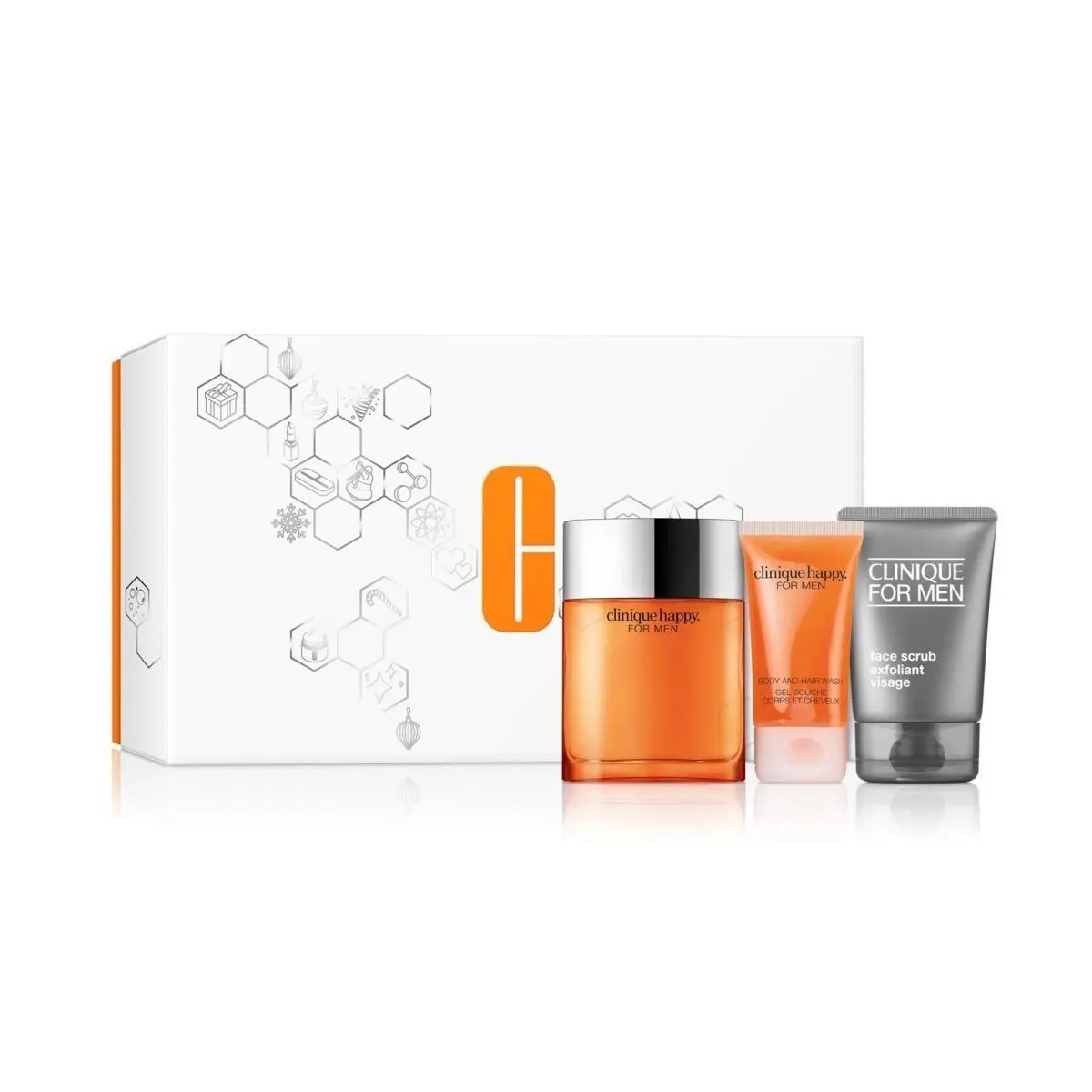 Clinique Happy For Him Skincare and Fragrance 3-Pc. Set Happy Spray Hair Wash