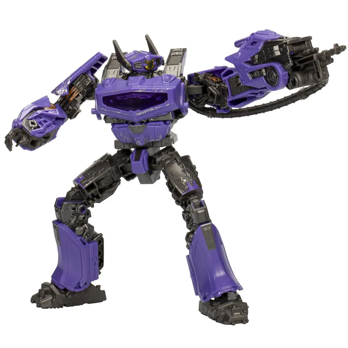 Transformers Studio Series Shockwave Action Figure 6.5 Inch Collectible Toy - Purple, Grey