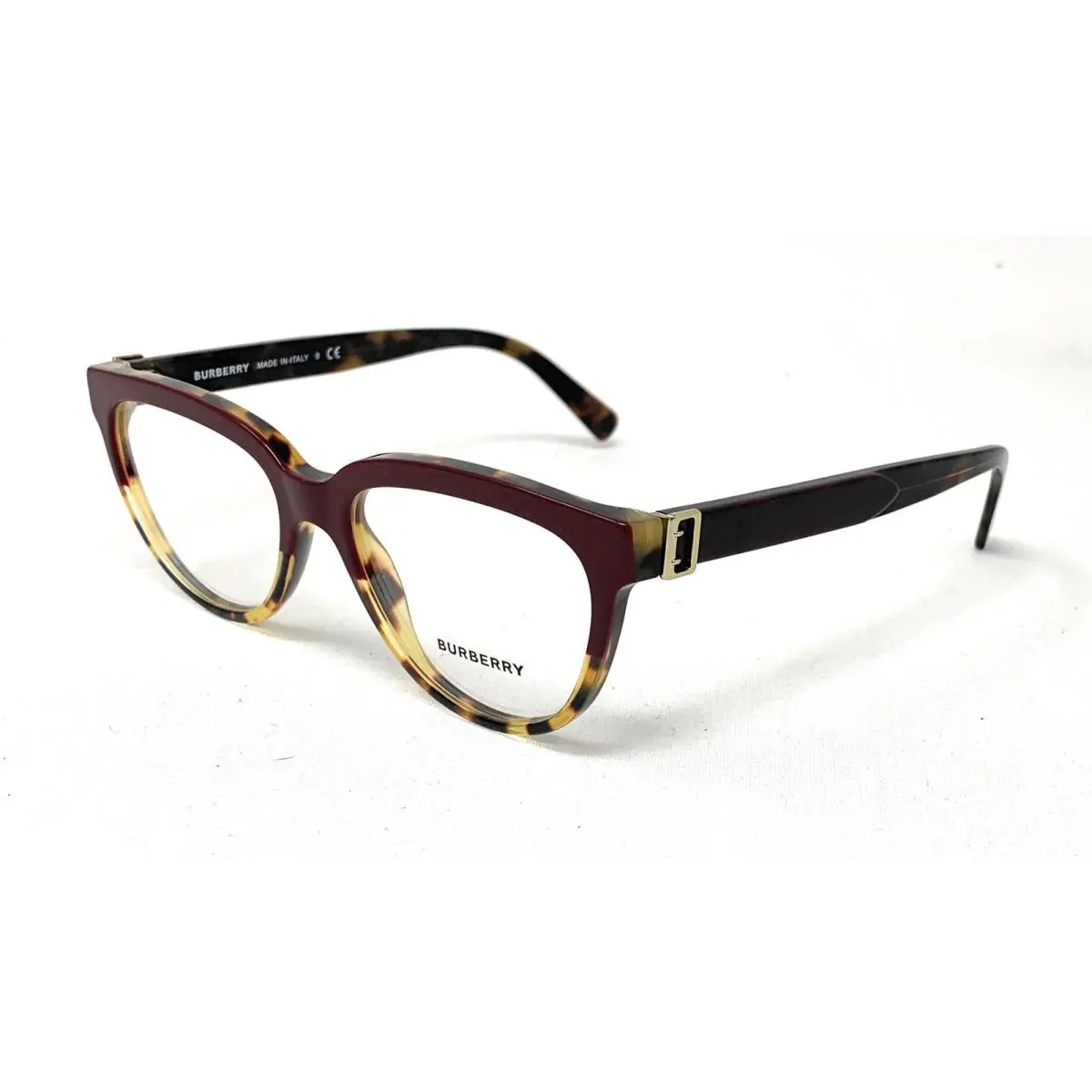 Burberry Women`s Eyeglasses BE 2268 3682 Red on Tortoise 51mm