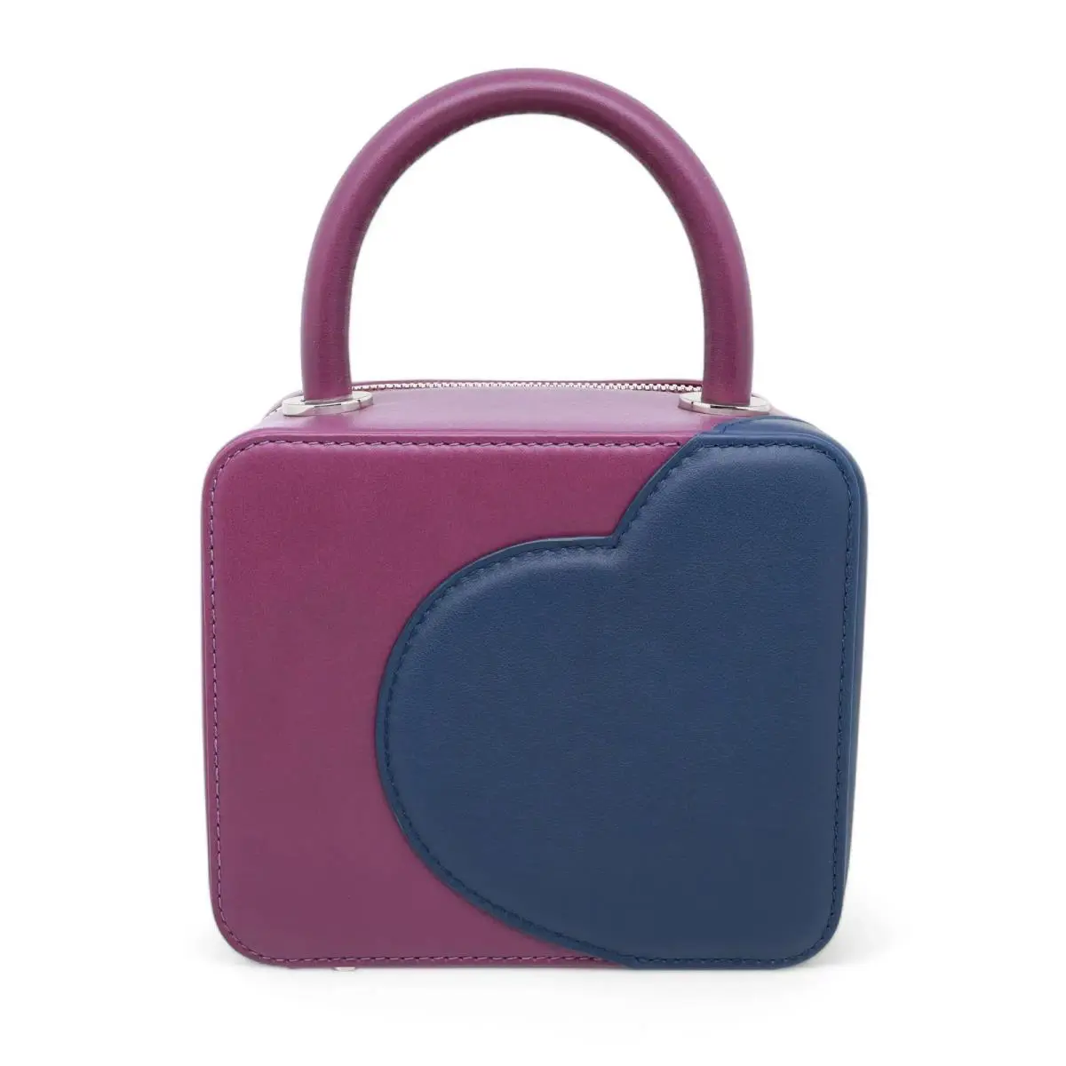 Chopard Chlo Sevigny Green Carpet Purple Navy Blue Leather Shoulder Bag