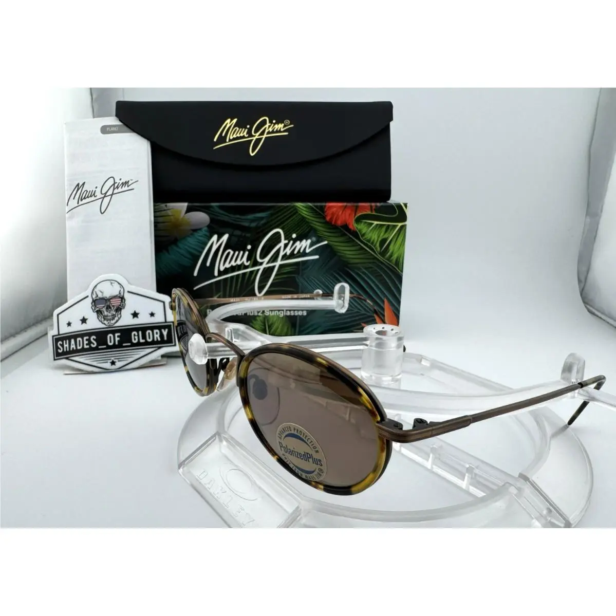 Maui Jim Seabreeze MJ 184-18 Tortoise Copper Hcl Bronze Polarized Sunglasses