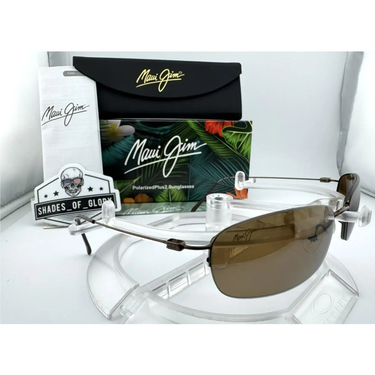 Maui Jim Paradise MJ 506-23 Gloss Copper W/ Hcl Bronze Polarized Sunglasses
