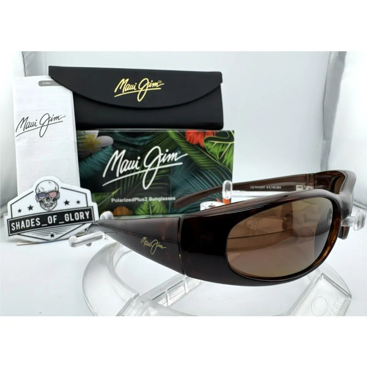 Maui Jim Seafarer MJ 108-10 Gloss Tortoise Hcl Bronze Polarized Sunglasses