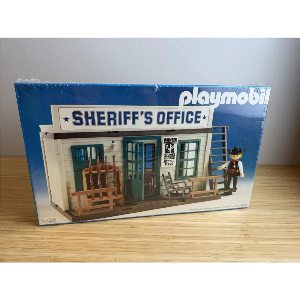 Vintage Playmobil 3423 Sheriffs Office Retired 1992 Still Rare