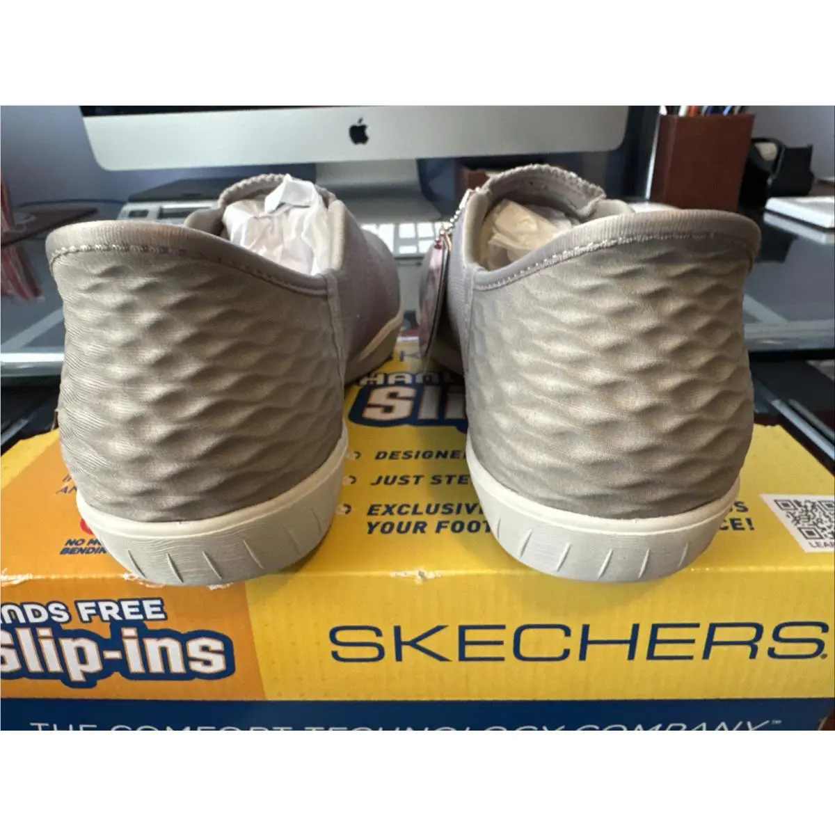 Skechers shoes - Skechers Newbury St-Lightly Slip-Ins Shoe - 100439/TPE - Taupe (UPC: 197627321325) 8