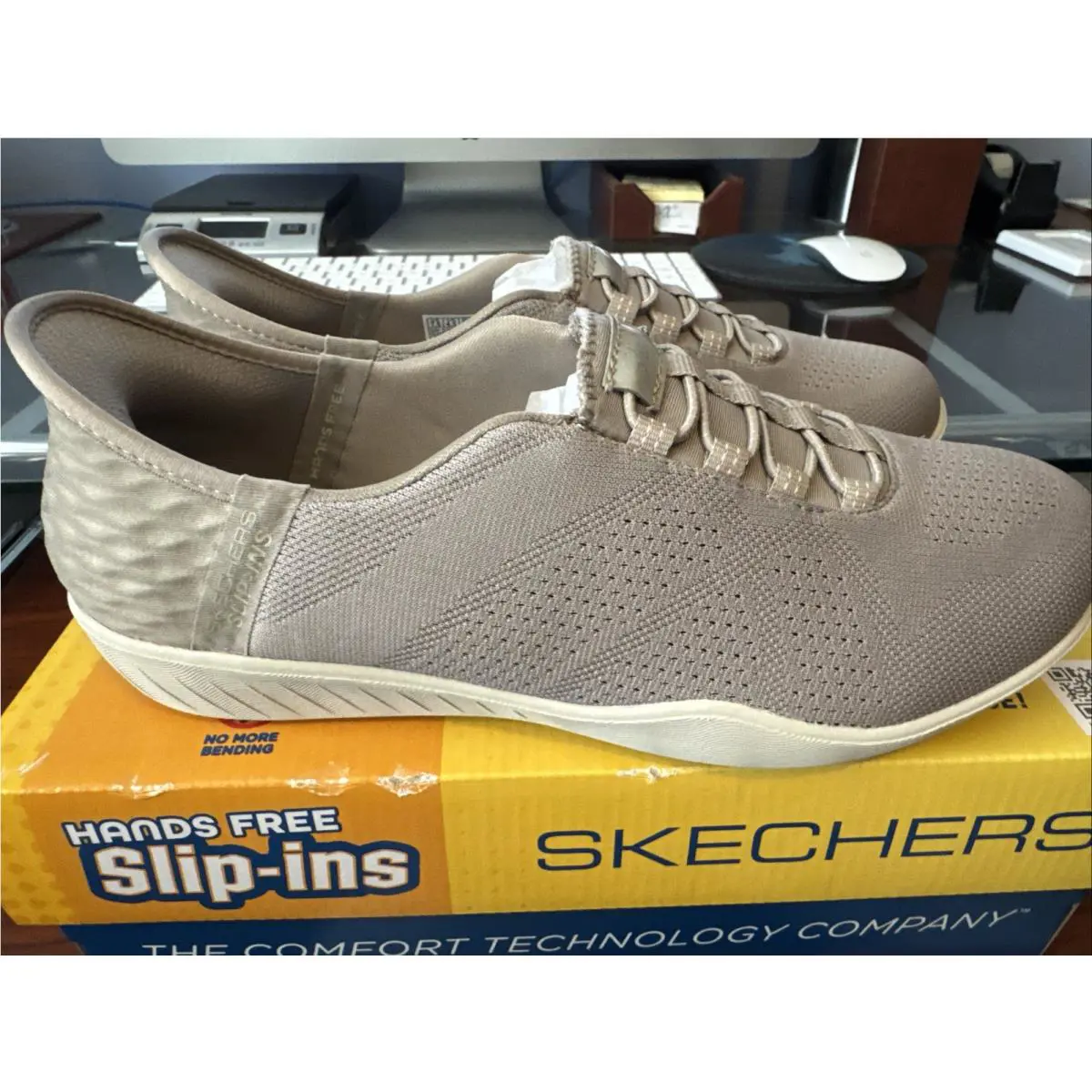 Skechers shoes - Skechers Newbury St-Lightly Slip-Ins Shoe - 100439/TPE - Taupe (UPC: 197627321325) 11
