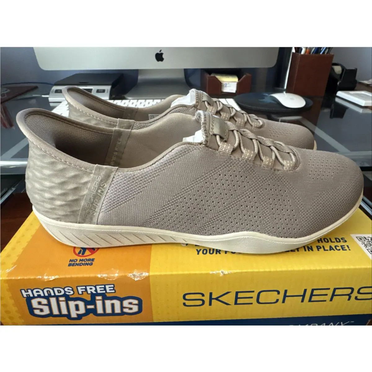 Skechers shoes - Skechers Newbury St-Lightly Slip-Ins Shoe - 100439/TPE - Taupe (UPC: 197627321325) 0