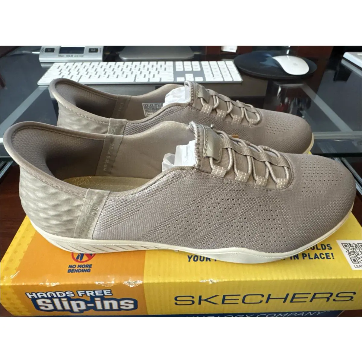 Skechers shoes - Skechers Newbury St-Lightly Slip-Ins Shoe - 100439/TPE - Taupe (UPC: 197627321325) 3
