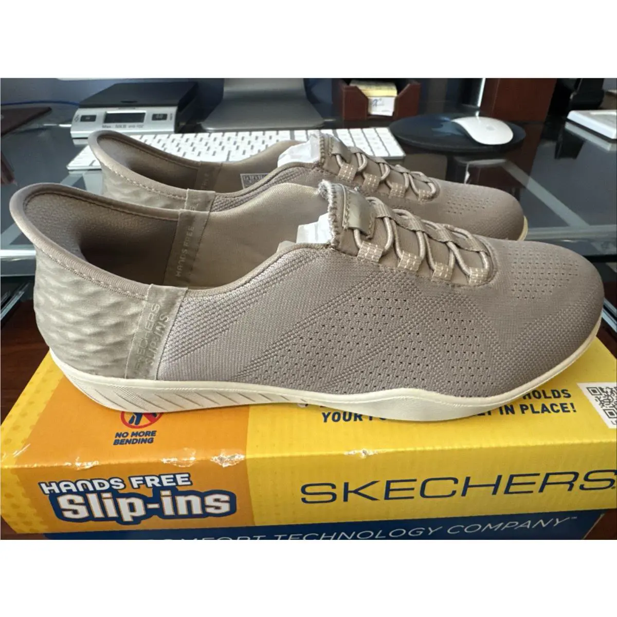 Skechers shoes - Skechers Newbury St-Lightly Slip-Ins Shoe - 100439/TPE - Taupe (UPC: 197627321325) 4