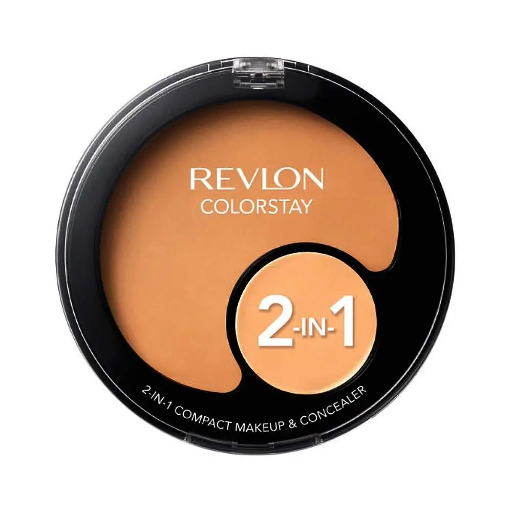 Revlon Buff Skin Foundation and Concealer Compact Demi Matte Finish 1 Count