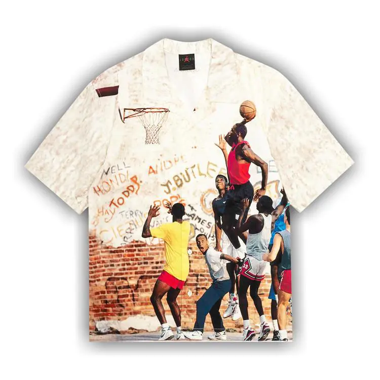 Various Men`s Nike Jordan Essential Camp Aop Printed Shirt Models/sizes