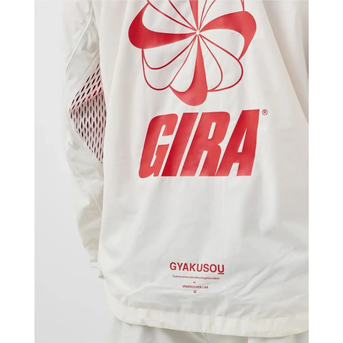 Nike clothing - Nike x Gyakusou Running Jacket - White / Blue - Red 4