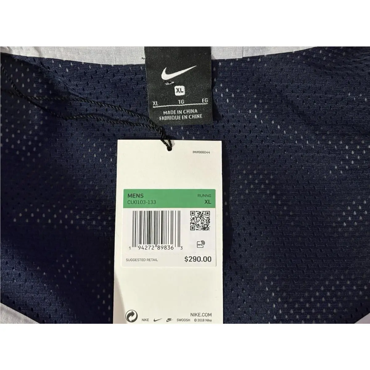 Nike clothing - Nike x Gyakusou Running Jacket - White / Blue - Red 10