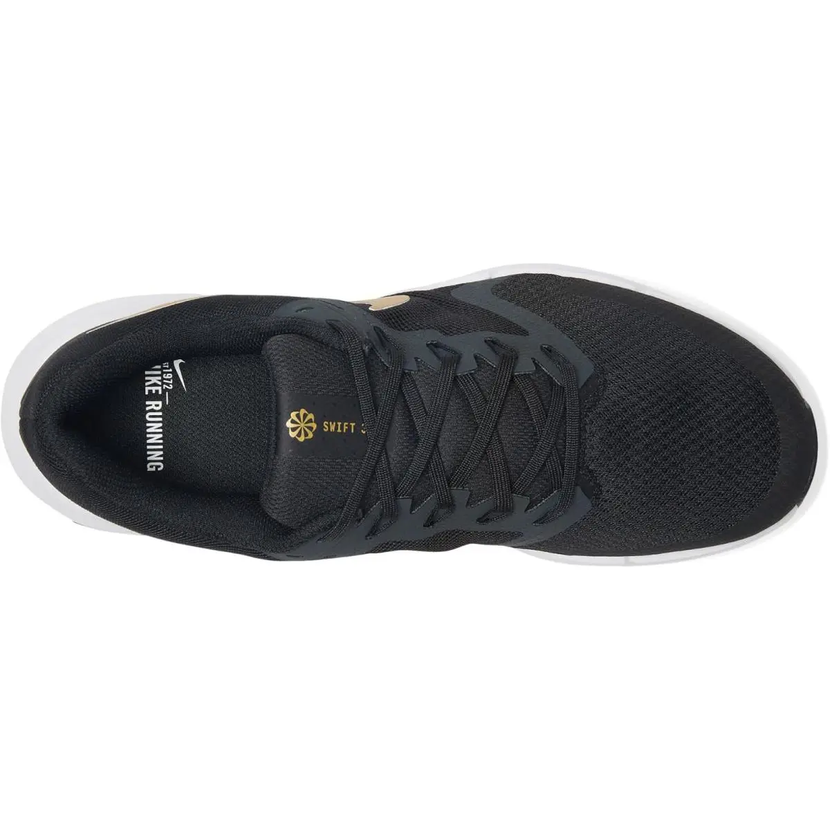 Nike shoes - Nike Run Swift - Run Swift - DR2695-010 - Black/Metallic Gold-Anthracite 4