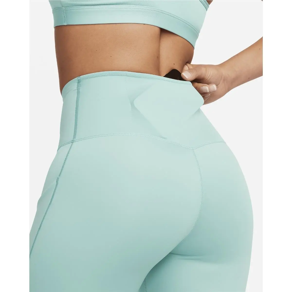 Nike clothing - Nike Go Firm Support - Firm Support - DQ5881 - Mineral Green / Reflective Silver -309 5