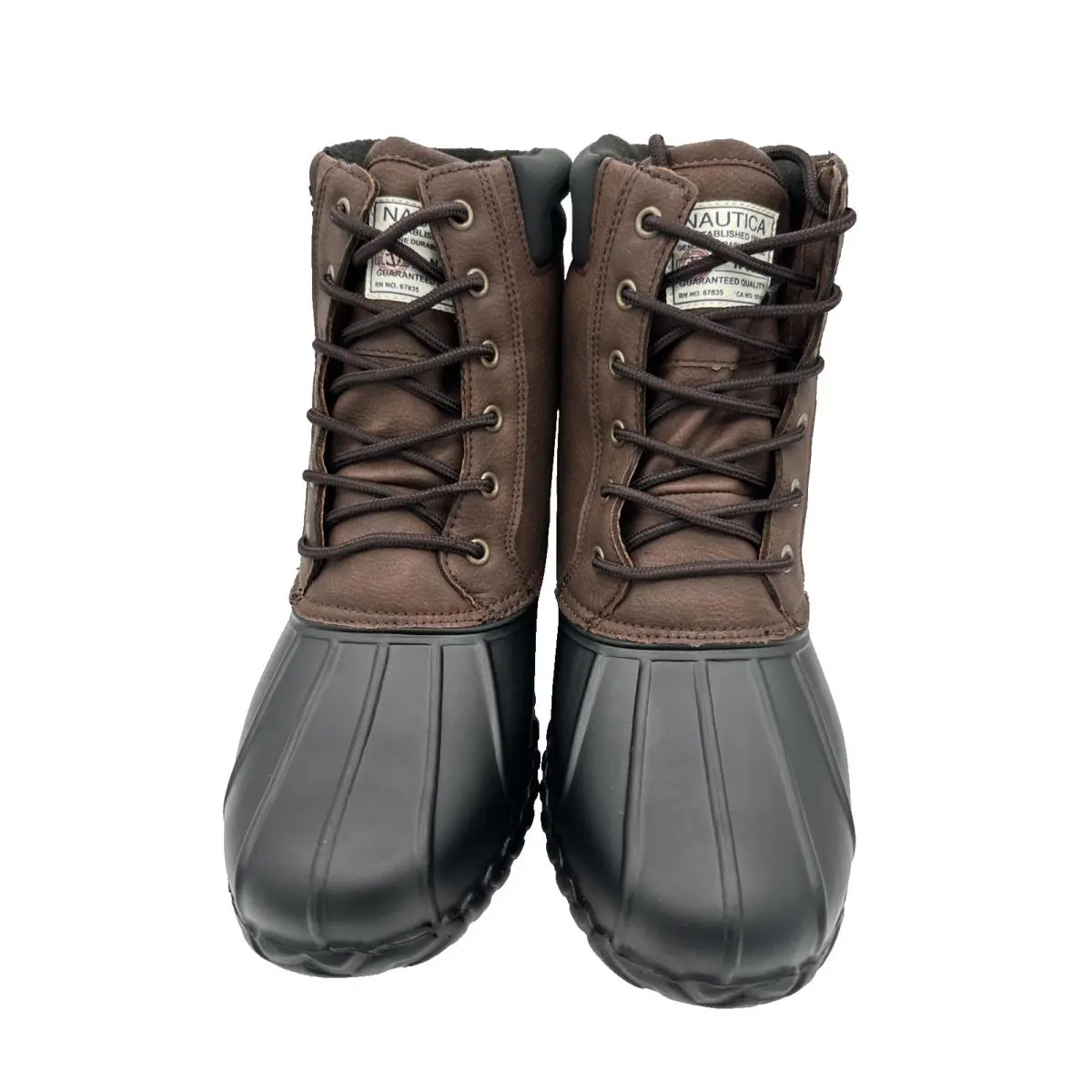 Nautica N-83 Men`s Cold Weather Boots FU002-3 Channing Brown/black Size 13