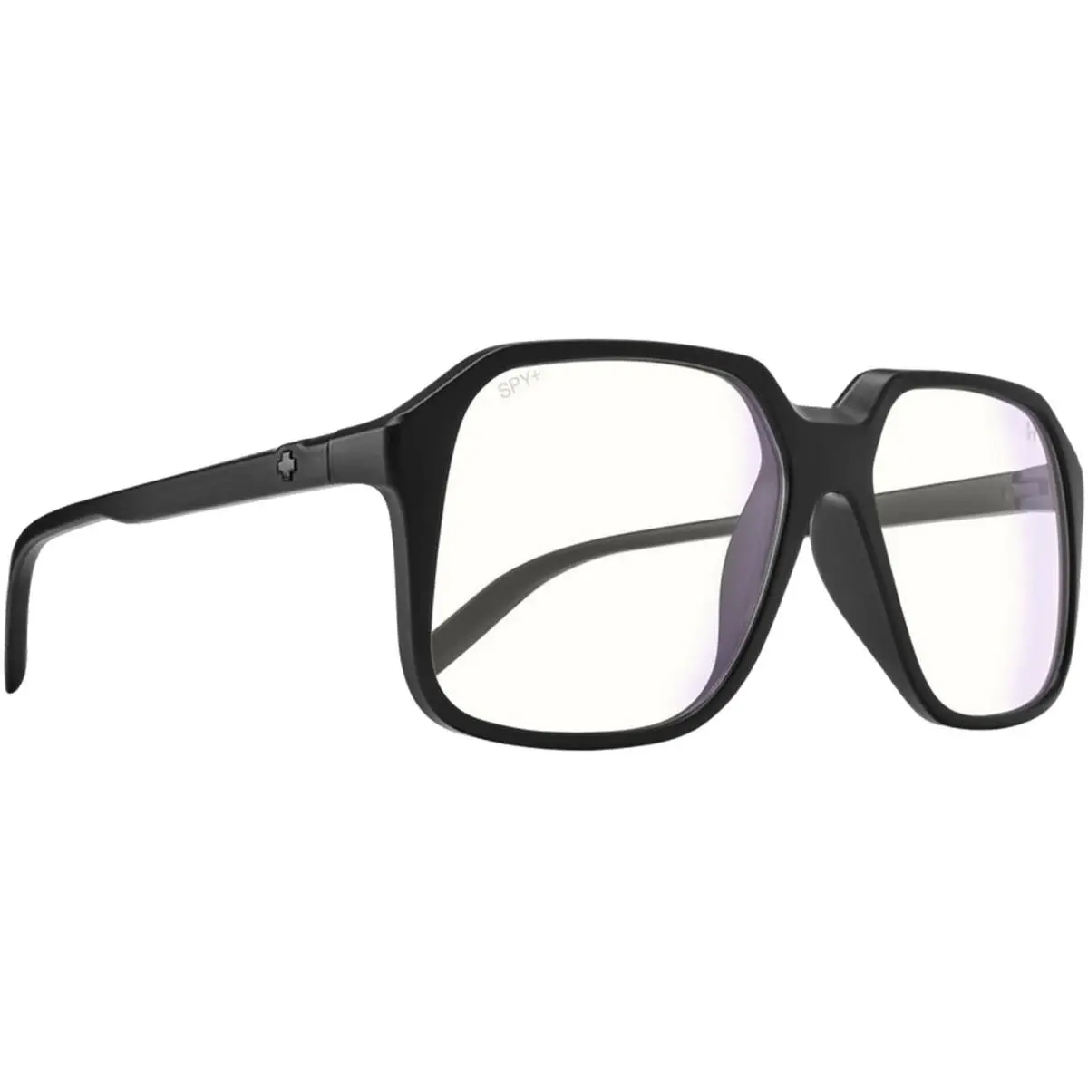 Spy Hotspot Blue Light Blocking Oversized Square Sunglasses 570000000015 Taiwan Matte Black/Happy Screen (5700000000154) by SPY Optics