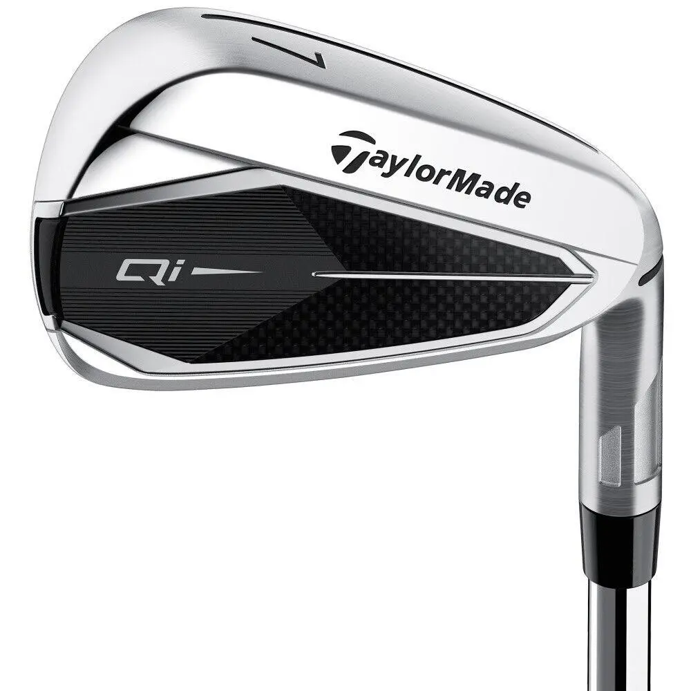TaylorMade  - Taylormade Qi10 Irons - Irons - Black Blue Silver, Lie Angle: Black 6