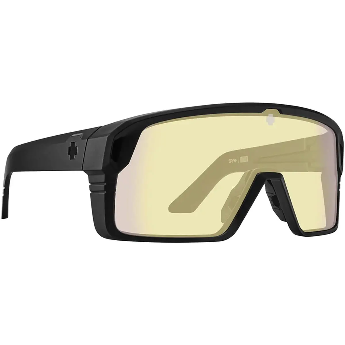Spy Optics Monolith Matte Black Shield Gaming Sunglasses 5700000000102 - Taiwan - Frame: Matte Black, Lens: Amber
