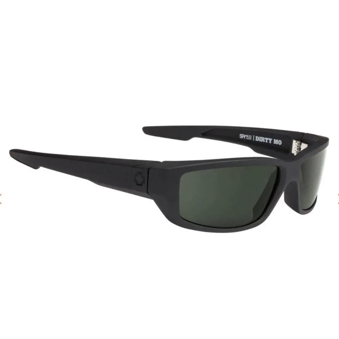Spy Optic Dirty MO Sunglasses - Sosi Matte Black / Happy Gray Green Polar - Frame: Matte Black SOSI, Lens: Happy Gray Green Polarized