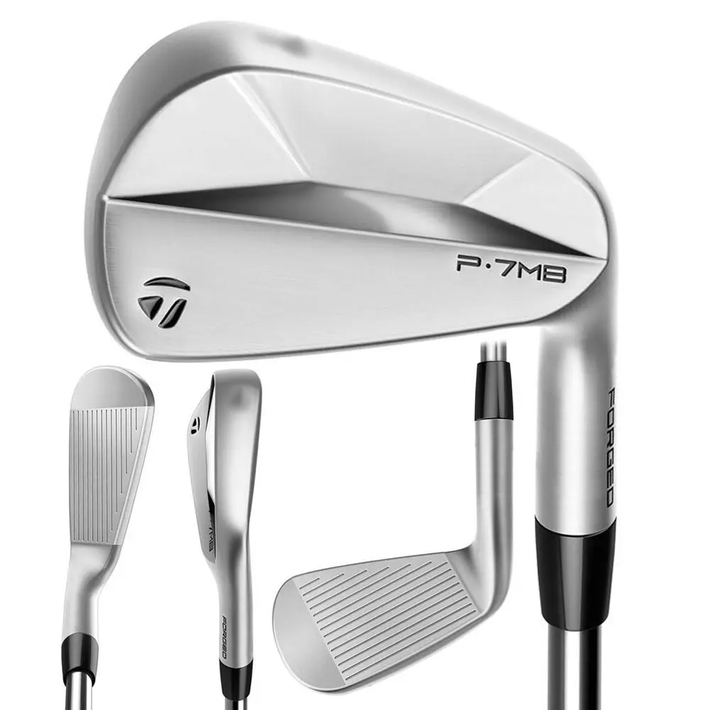 Taylormade Men P7MB Forged Iron Set - 23 RH 3-PW Steel Stiff
