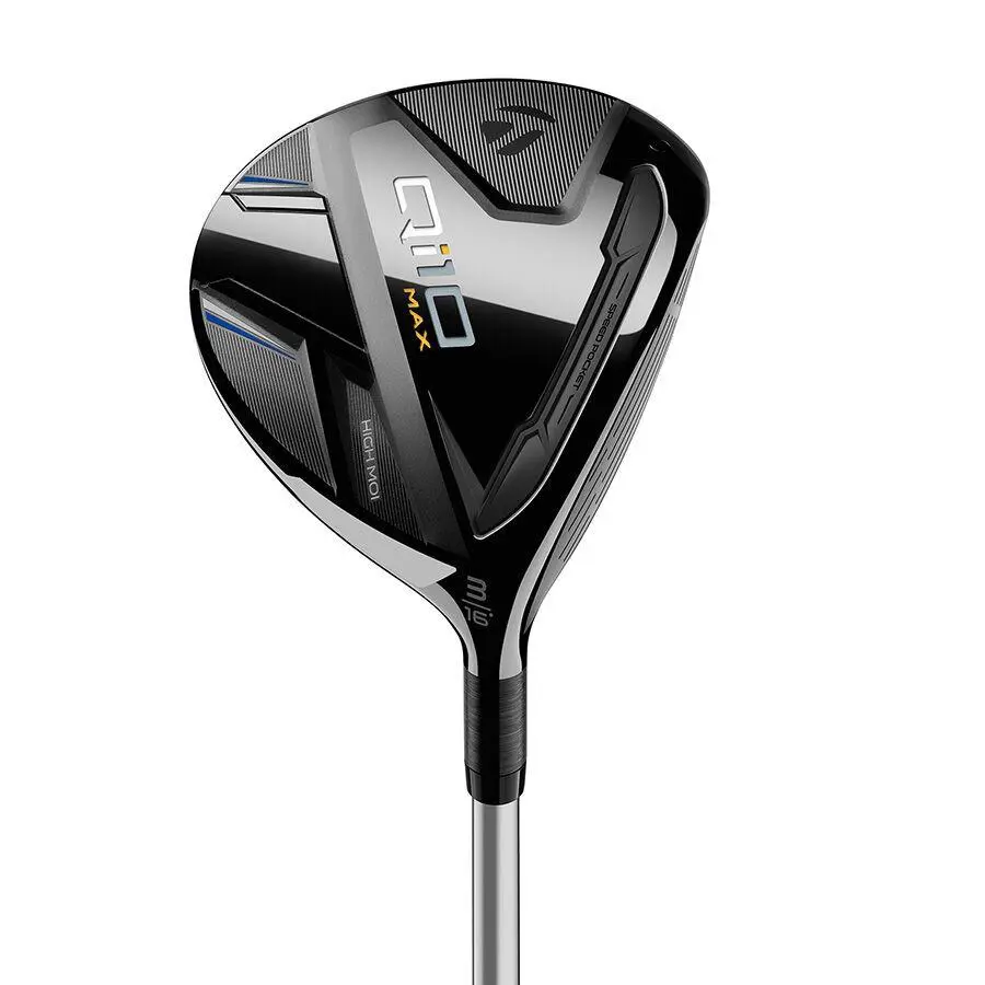 Left Handed Taylormade Qi10 Max 3 Fairway Black Kai`li 60 Stiff Flex
