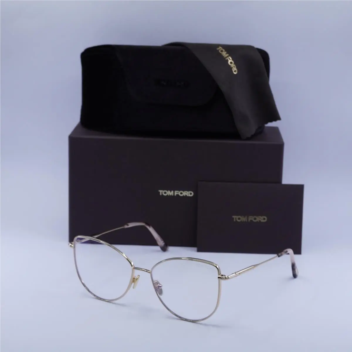 Tom Ford TF5667-B 028 Rose Gold/vintage Rose Havana 55mm Eyeglasses