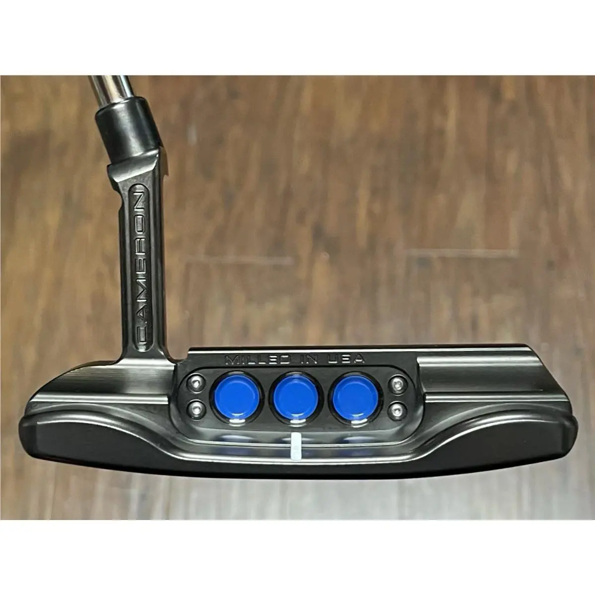 Scotty Cameron  - Studio Style Newport Plus - SCS - Xtreme Dark Finish - DLC - Blue, Lie Angle: Black 1