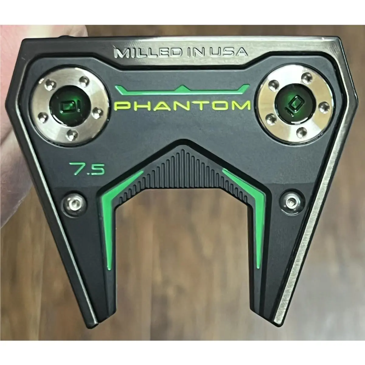 Scotty Cameron  - Phantom 7.5 - 2025 - Xtreme Dark Finish - DLC - Green, Lie Angle: Black 2