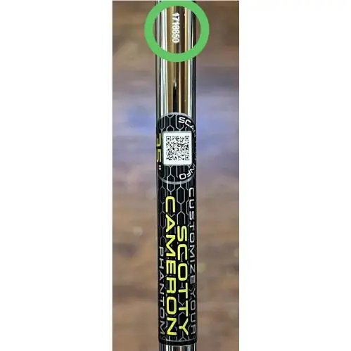 Scotty Cameron  - Phantom 7.5 - 2025 - Xtreme Dark Finish - DLC - Green, Lie Angle: Black 6