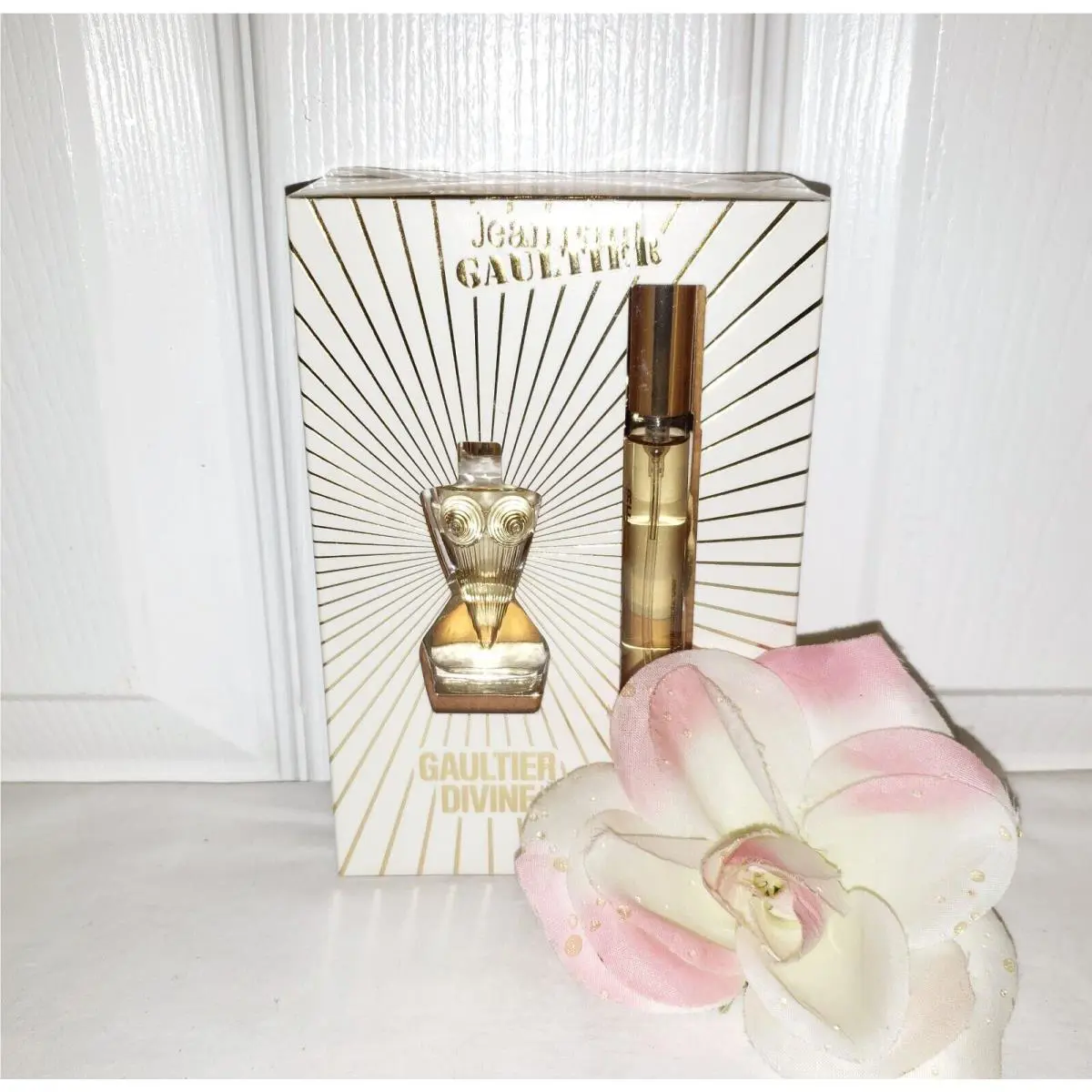 Jean Paul Gaultier Divine Eau De Parfum Edp Travel Gift Set 0.2oz + 0.34oz Spray
