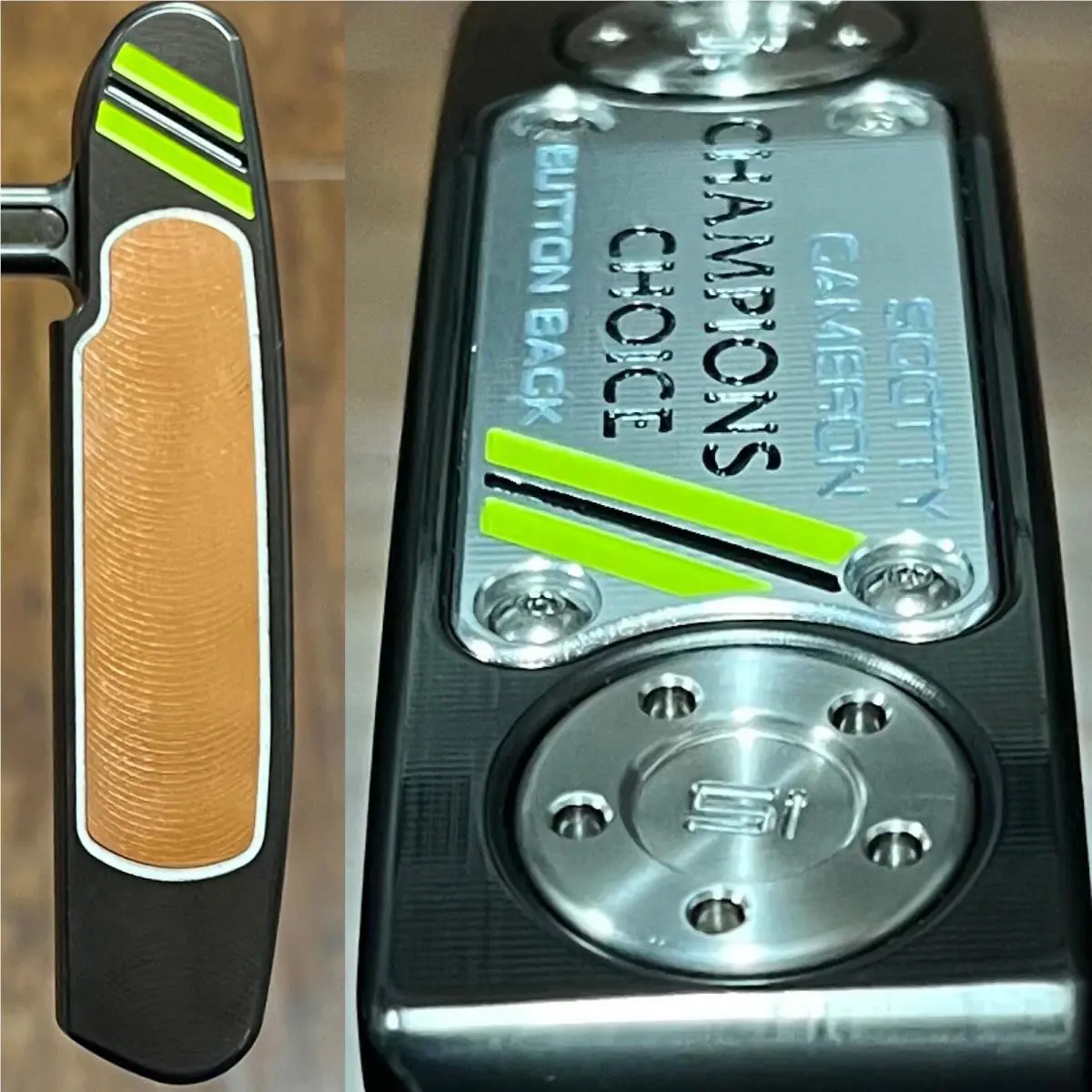 Scotty Cameron  - Champions Choice Newport Plus Button Back - Xtreme Dark - Tei3 - Black, Lie Angle: Black 0