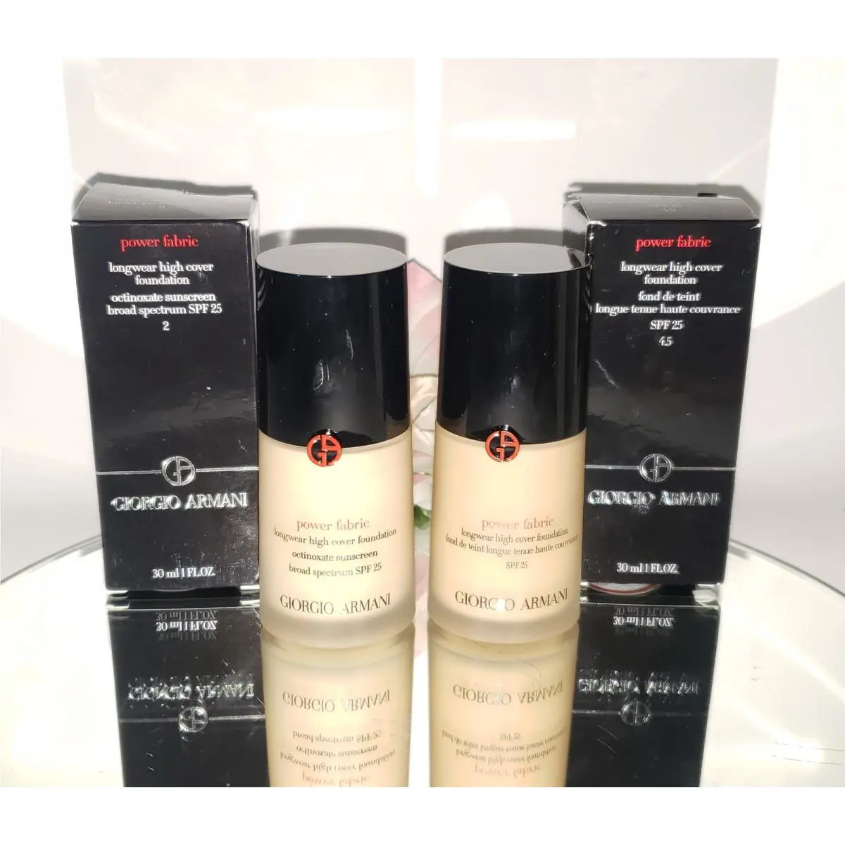 Giorgio Armani Power Fabric Longwear High Cover Foundation Spf 25 1oz You Pick