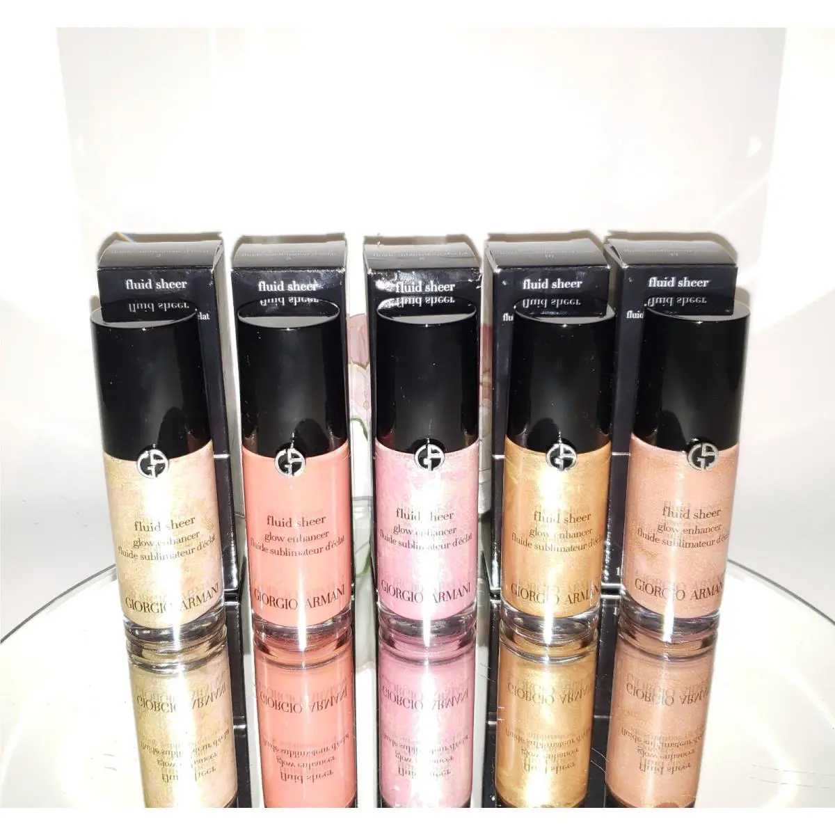 Giorgio Armani Fluid Sheer Glow Enhancer Highlighter Illuminator 0.6oz You Pick