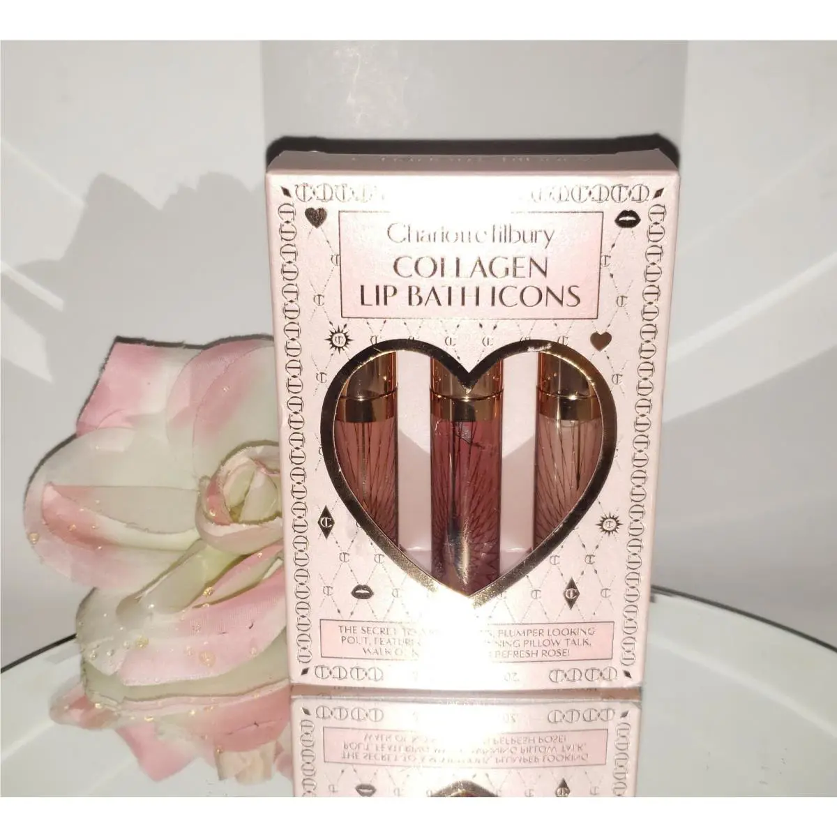 Charlotte Tilbury Collagen Lip Bath Icons Pillow Talk Walk of No Shame Refresh R