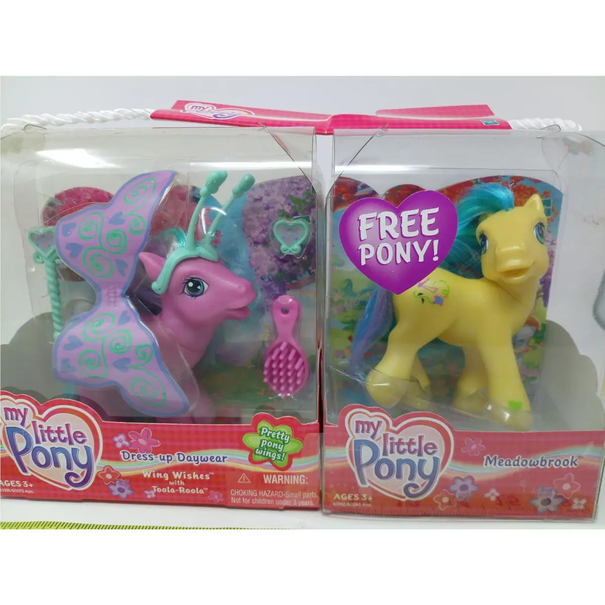 2004 G3 My Little Pony Dress-up Daywear Butterfly Toola-roola Meadowbrook