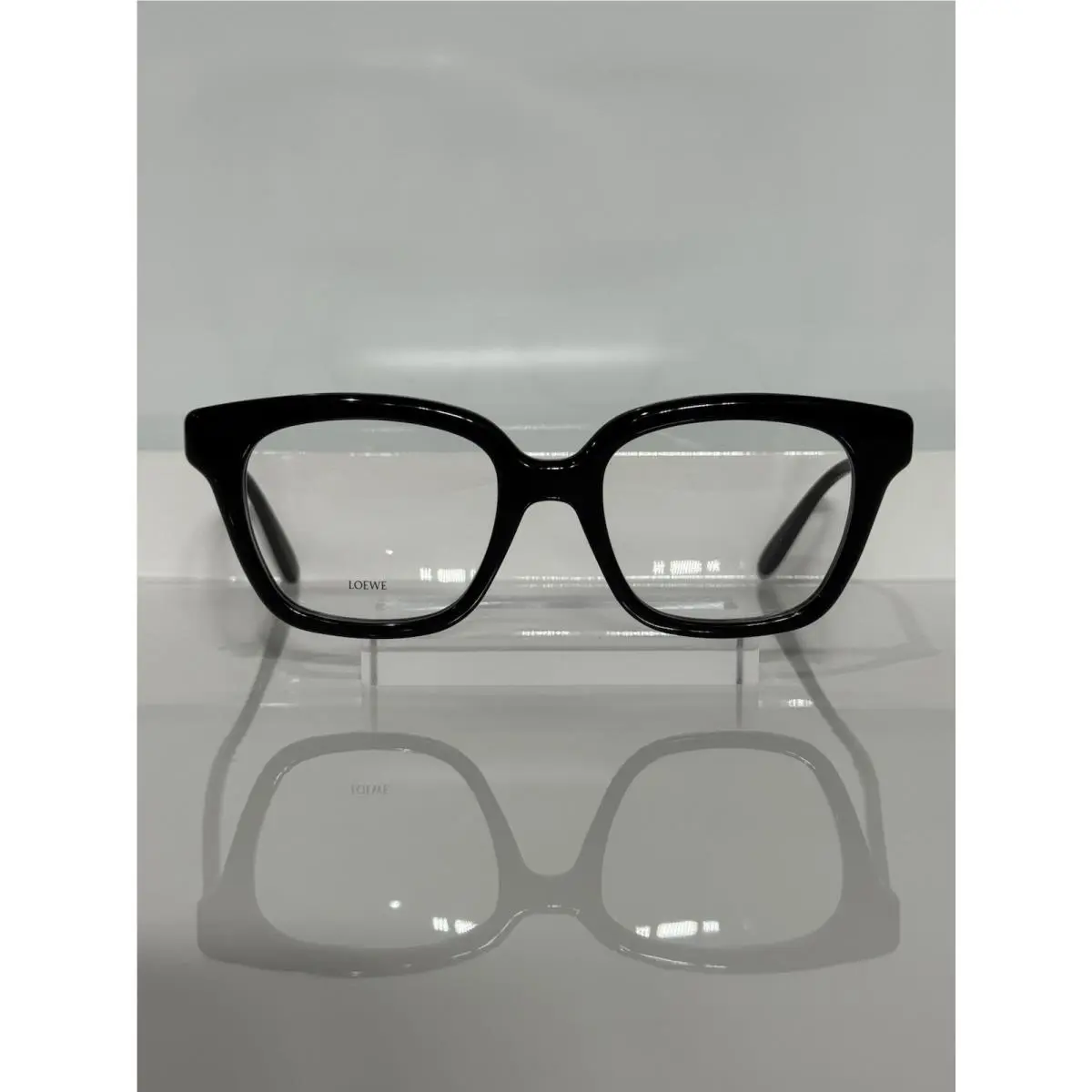 Loewe LW50083I 001 Shiny Black Acetate Unisex Eyeglasses