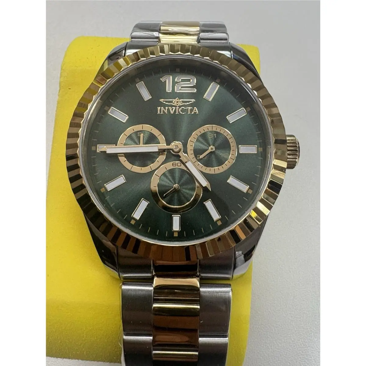 Invicta Specialty Men`s 49517 is a Two-tone Stainless Steel Quartz Mens Watch