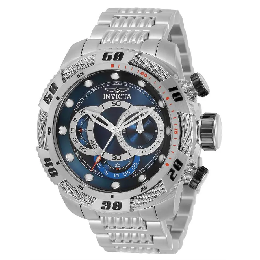 Invicta Speedway Chronograph Quartz Blue Dial Men`s Watch 34159
